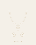 Shell Pearl Necklace Set